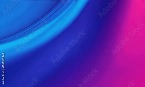 Cinemagraph of abstract blue and magenta glowing waves