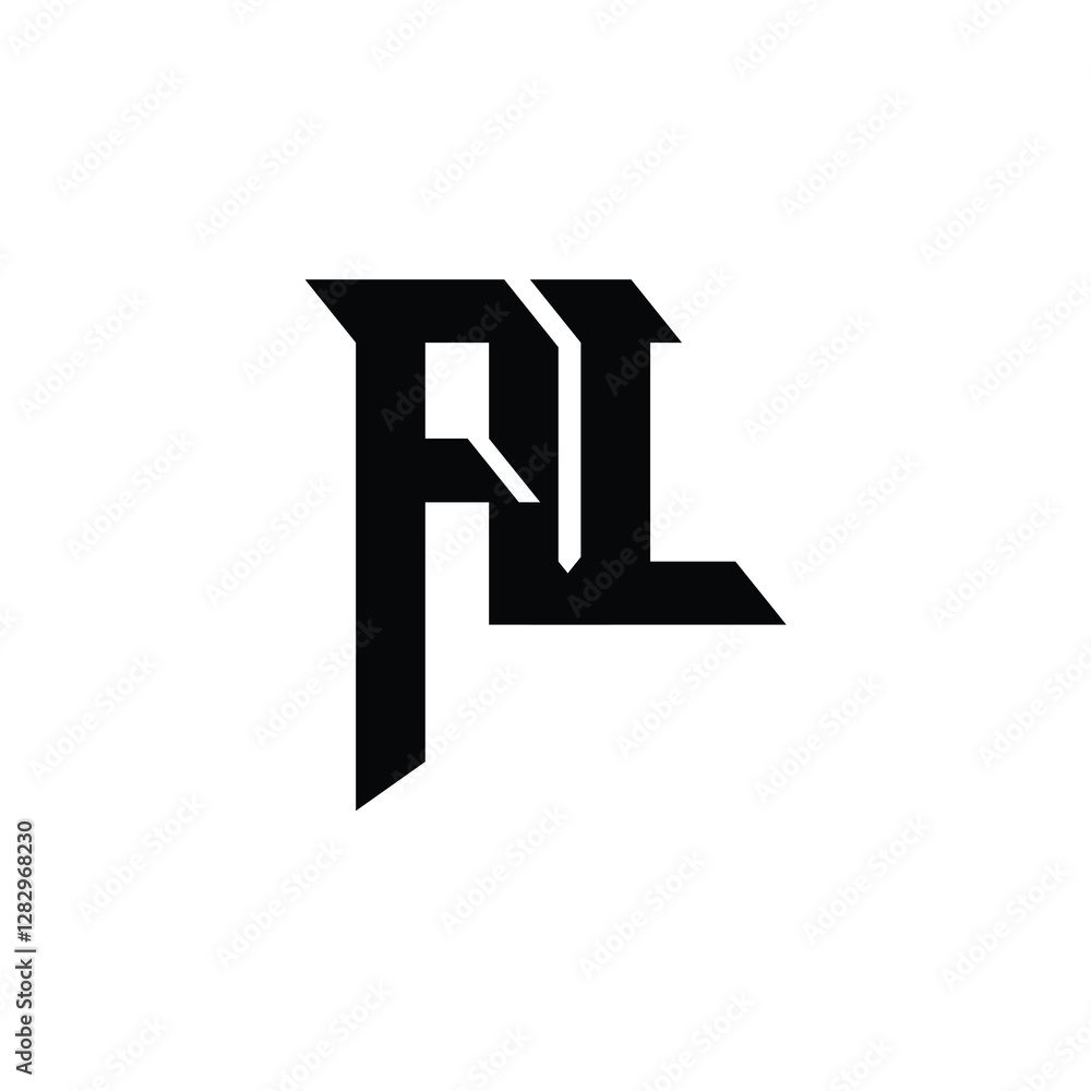 AL monogram logo design letter text name symbol monochrome logotype alphabet character simple logo AL monogram logo design letter text name symbol monochrome logotype alphabet character simple logo