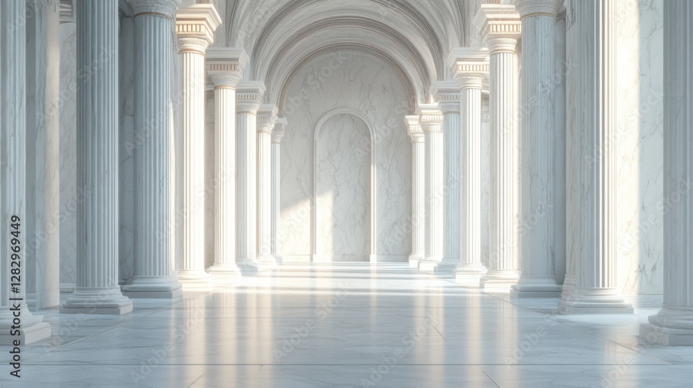 A legislative hall with marble walls and intricate lighting. Featuring opulence and sophistication A legislative hall with marble walls and intricate lighting. Featuring opulence and sophistication