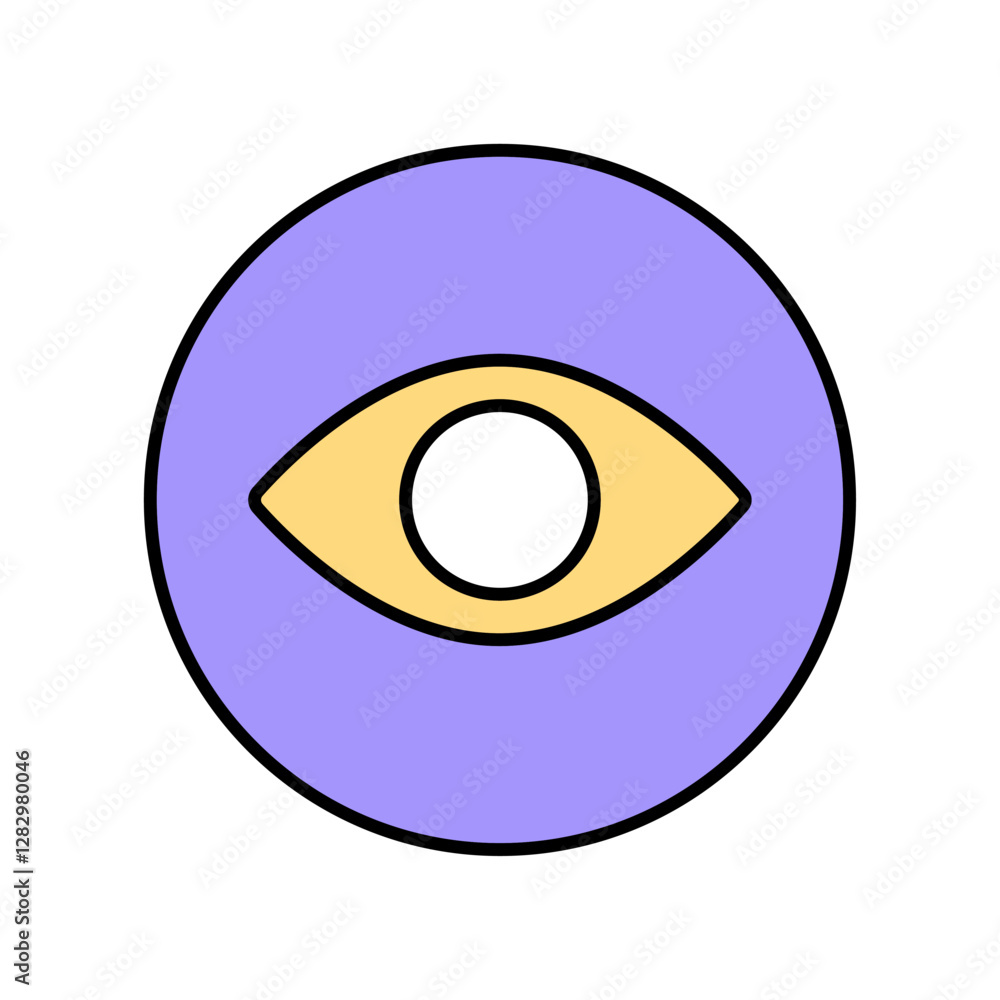 Icon a viewer, isolated against a clean background. Icon a viewer, isolated against a clean background.