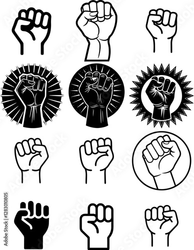 Symbol of Human Rights, Equality, and Anti-Discrimination Movement, Vector illustration