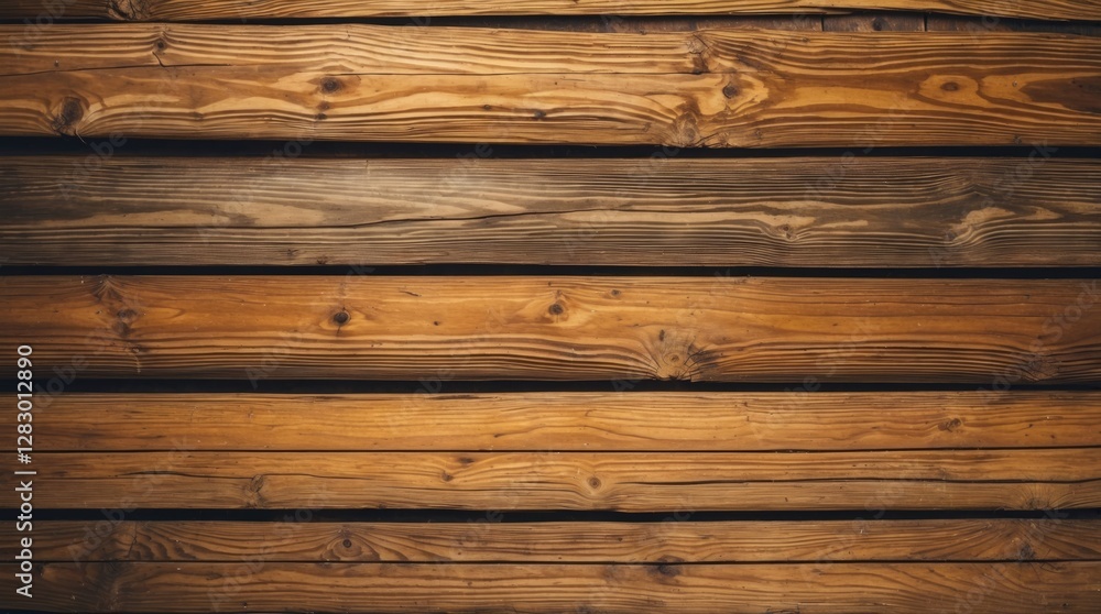 Obraz premium Rustic wooden background composed of old pine slats showcasing natural textures and warm tones ideal for design and decor projects