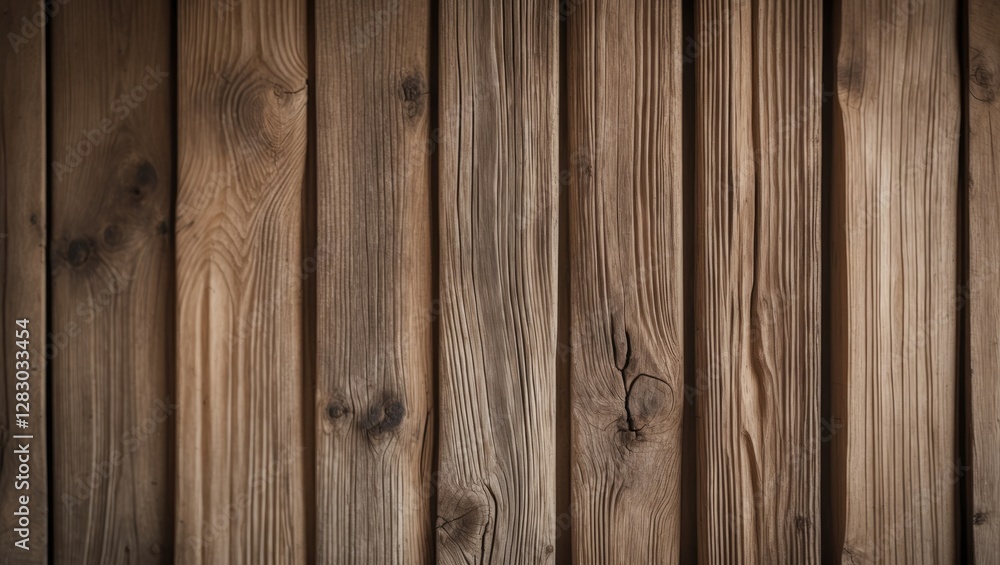 Naklejka premium Wooden planks background with natural texture and grain patterns ideal for rustic or organic design themes