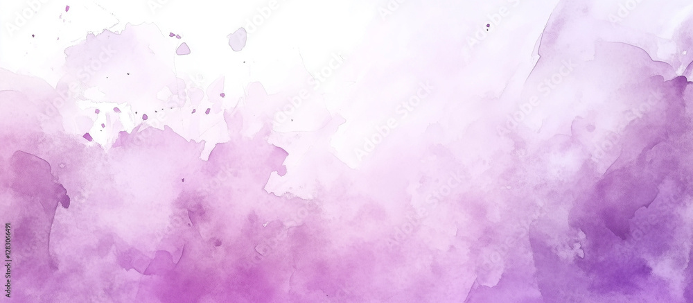 purple watercolor banner background, Ai generated images purple watercolor banner background, Ai generated images