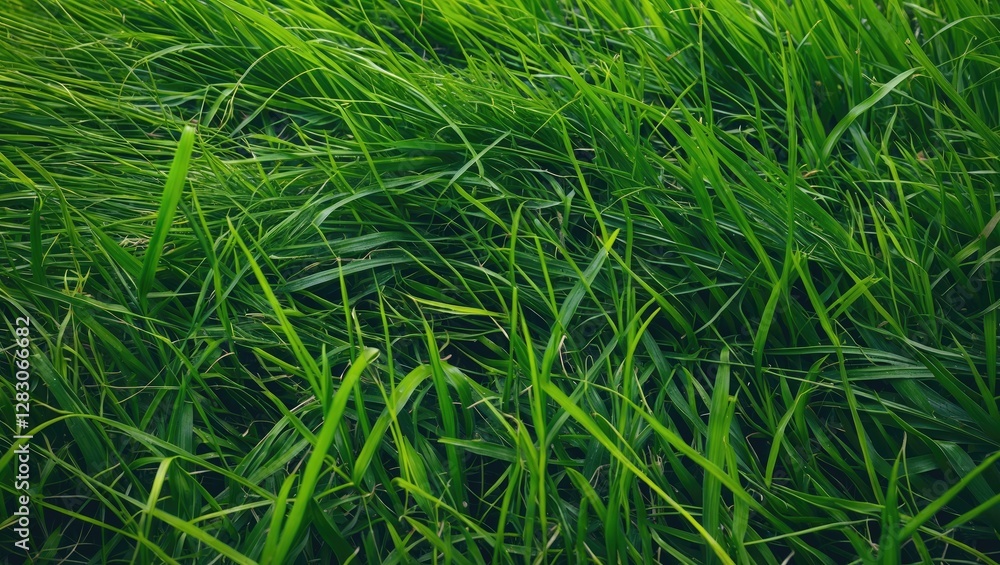 Lush green grass background with selective focus creating a serene and vibrant natural landscape texture for various design projects. Lush green grass background with selective focus creating a serene and vibrant natural landscape texture for various design projects.