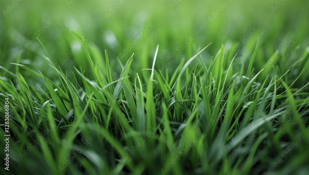 Vibrant green grass with selective focus creating a natural and serene background perfect for environmental and landscaping themes. Vibrant green grass with selective focus creating a natural and serene background perfect for environmental and landscaping themes.
