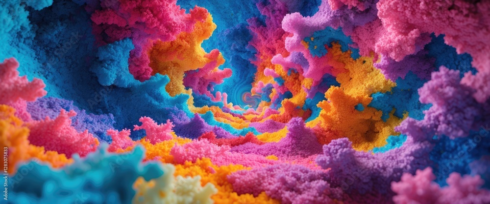 Vibrant abstract swirling texture with vivid colors creating a mesmerizing tunnel effect ideal for backgrounds and creative projects Vibrant abstract swirling texture with vivid colors creating a mesmerizing tunnel effect ideal for backgrounds and creative projects