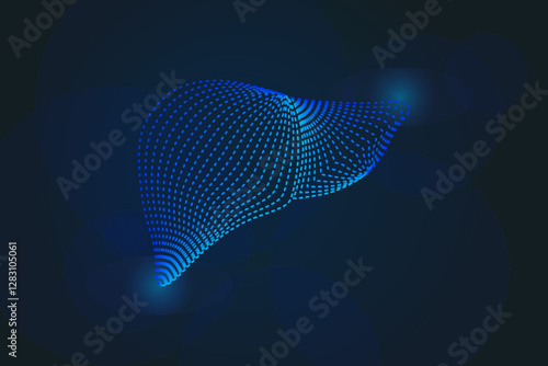 Human Liver Logo silhouette design vector template. simple icon liver anatomy creative concept. abstract Liver care Logotype icon Vector illustration. EPS 10