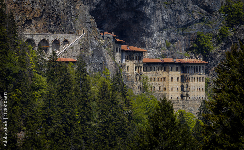 Sumela Monastery (Turkish: Sümela Manastırı) is a Greek Orthodox monastery, in the Maçka district of Trabzon Province in modern Turkey.