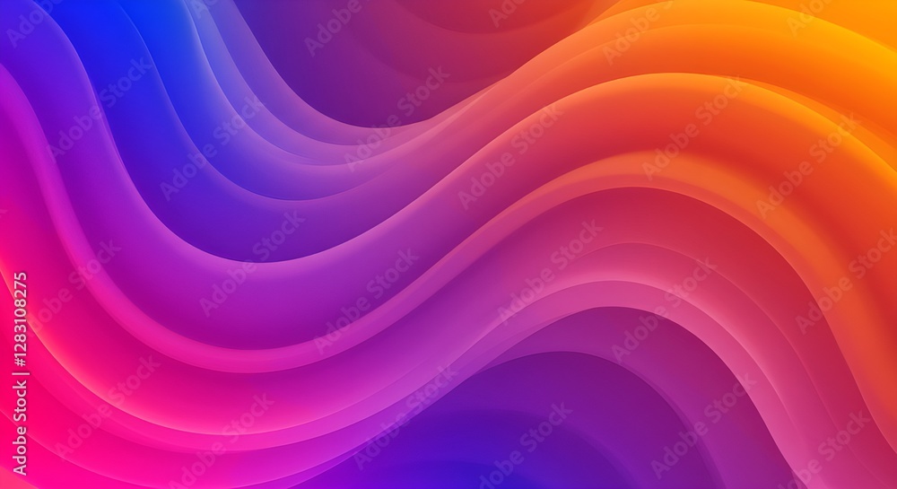 Colourful gradient composition with fluid texture Colourful gradient composition with fluid texture