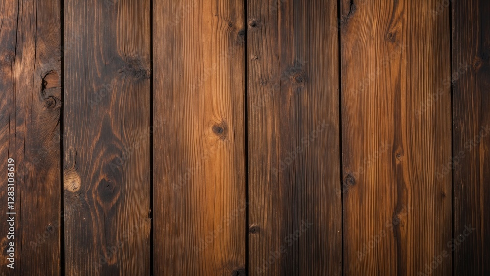 Wooden texture background with dark and light brown planks arranged vertically in a seamless pattern for design and decoration purposes Wooden texture background with dark and light brown planks arranged vertically in a seamless pattern for design and decoration purposes
