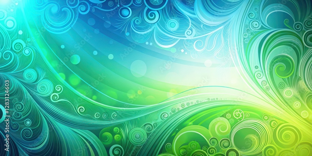 Vibrant turquoise and lime gradient background with swirling patterns of blues and greens on a modern abstract design , patterns, abstract Vibrant turquoise and lime gradient background with swirling patterns of blues and greens on a modern abstract design , patterns, abstract