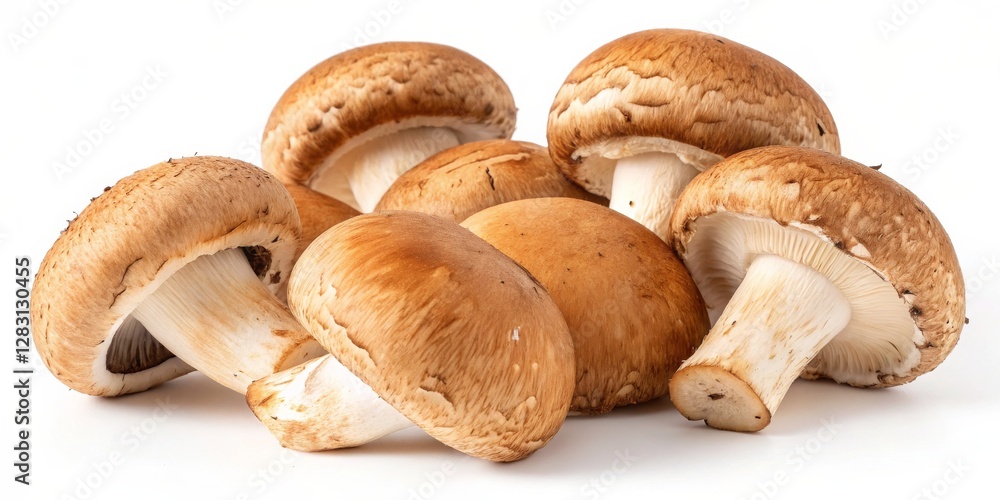 Close-up of Brown Mushrooms Composition of Six, High-Resolution Image, Food Photography Concept, mushrooms, food photography Mushrooms, Food Photography Close-up of Brown Mushrooms Composition of Six, High-Resolution Image, Food Photography Concept, mushrooms, food photography Mushrooms, Food Photography