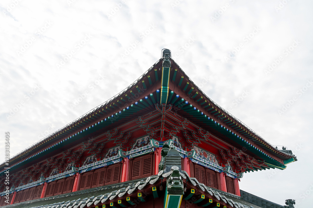 Fototapeta premium Old building of Nanjing China Confucius Temple