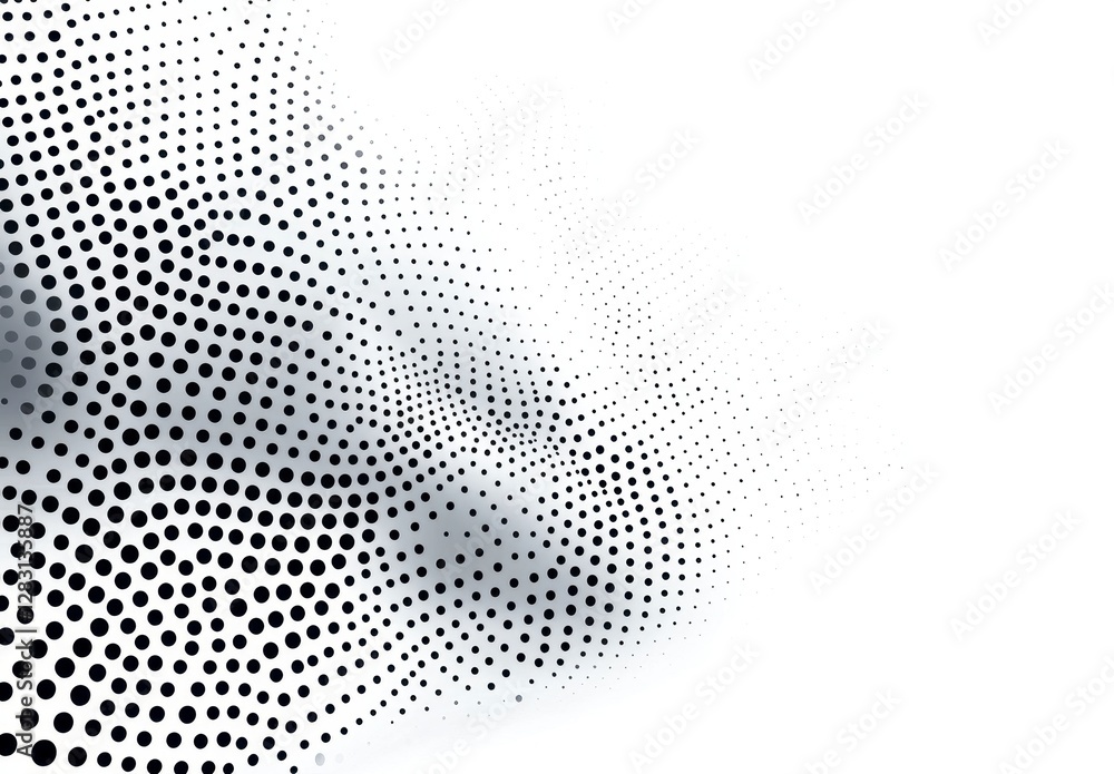 Abstract Swirling Dotted Pattern Background Abstract Swirling Dotted Pattern Background