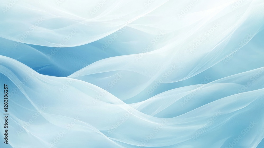 Obraz premium Abstract icy texture with shades of blue and white, suitable for backgrounds or design elements.