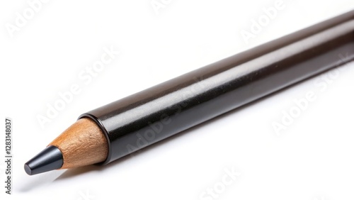 Wallpaper Mural Dark Brown Eyeliner Pencil on White Background Torontodigital.ca
