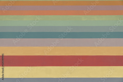 Free Download Multicolored rainbow paint stripes on wall as texture, background - GFXLoad