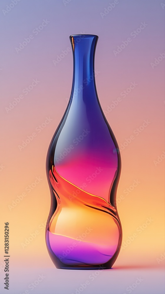 Elegant glass vase with fresh flowers displayed on a table creating a beautiful centerpiece for any setting Elegant glass vase with fresh flowers displayed on a table creating a beautiful centerpiece for any setting