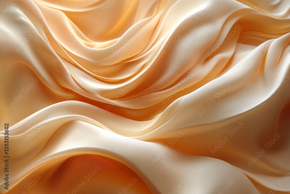 Fototapeta premium Organic Flow of soft, smooth curves and gradients, 