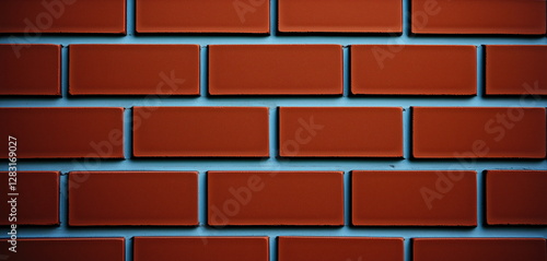Wallpaper Mural A segment of red brick wall. Cement, grout. Briquet. Architecture. Bricks, bricklaying Torontodigital.ca