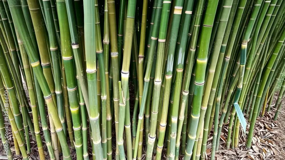 Dense Bamboo Stalks in Natural Light with Detailed Green Texture a Botanical Pattern and Exotic Plants for Garden Design Dense Bamboo Stalks in Natural Light with Detailed Green Texture a Botanical Pattern and Exotic Plants for Garden Design
