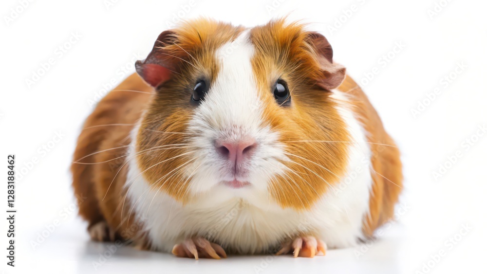 Guinea Pig on White Background Guinea Pig on White Background