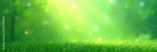 Soft light green haze with grainy texture blends colors, peaceful scene, texture