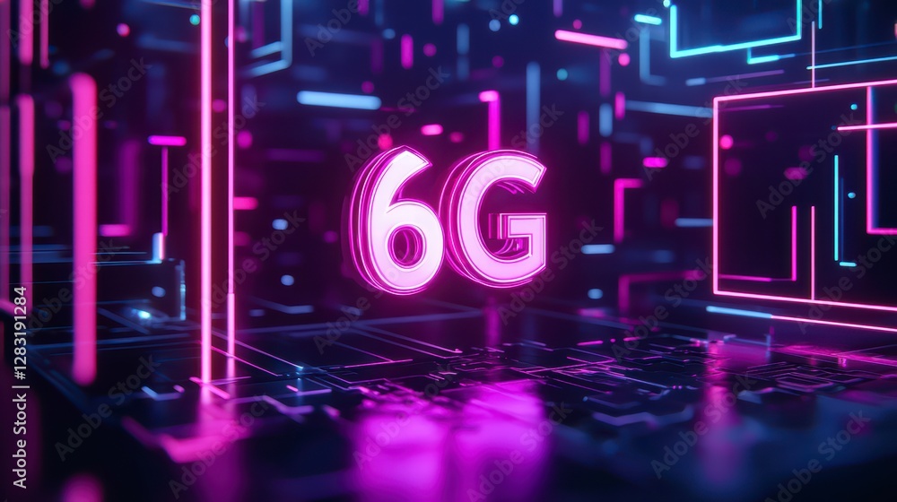Obraz premium 6G Technology