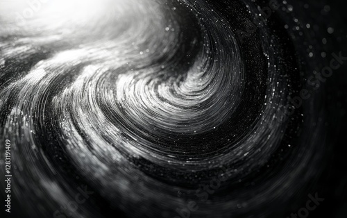 Particle movement in infinite swirling patterns, 