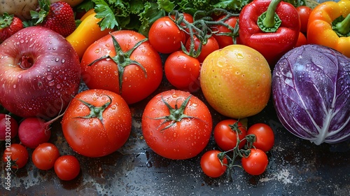 A picture of a fruit and vegetable