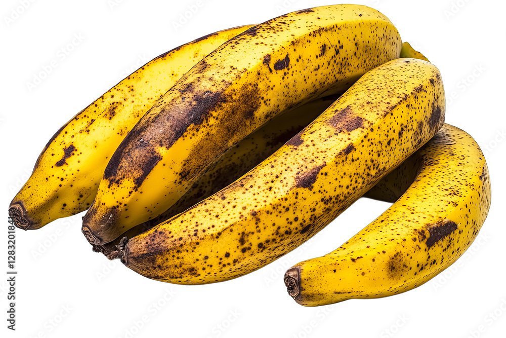 Fresh ripe bananas with spots ready for baking Fresh ripe bananas with spots ready for baking