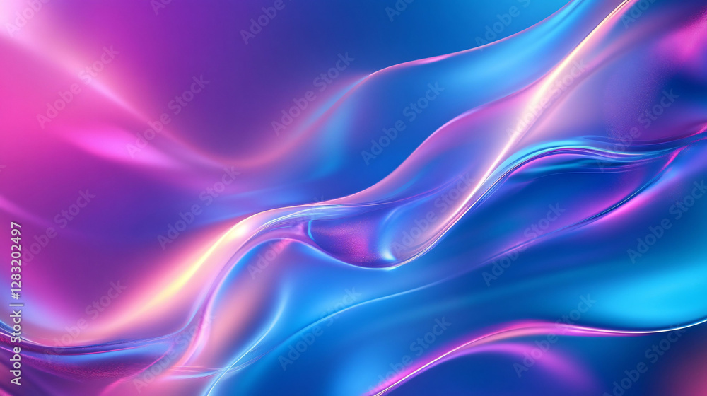 Beautiful abstract image featuring flowing forms of light and color Beautiful abstract image featuring flowing forms of light and color