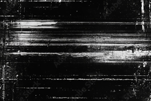 Black and white glitch abstract texture background