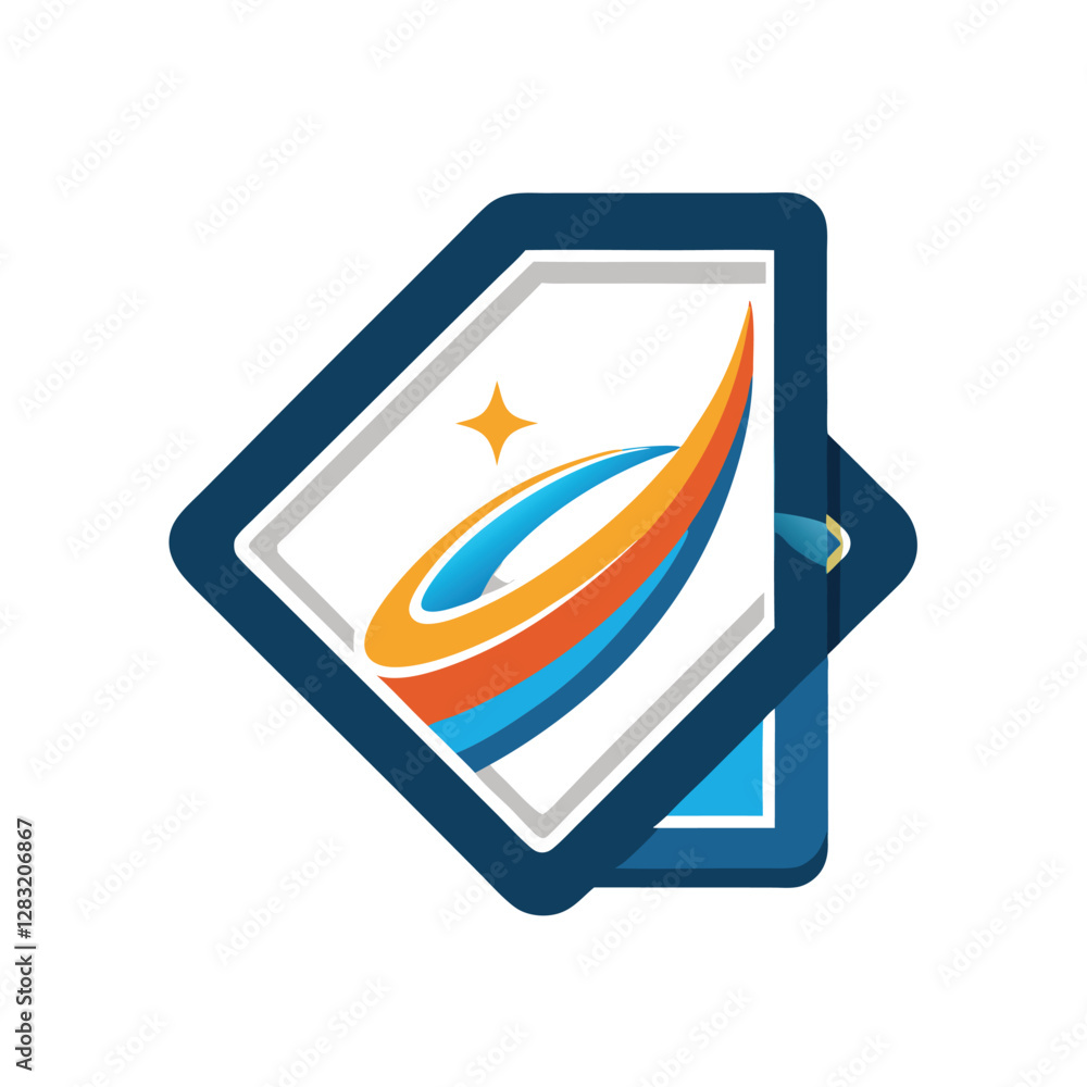 tablet logo design concept vector art and illustration tablet logo design concept vector art and illustration