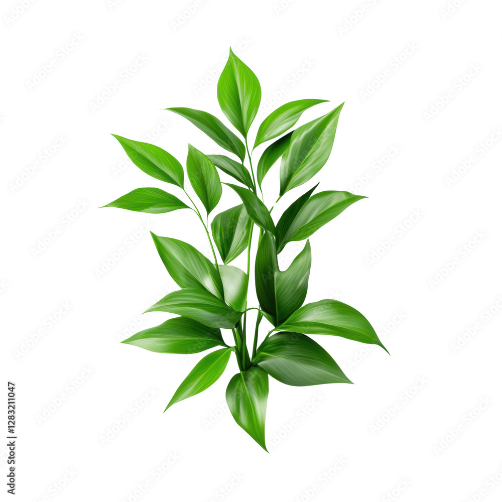 Fototapeta premium Lush green plant with vibrant leaves
