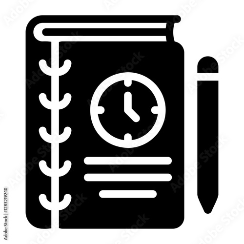 agenda Solid icon