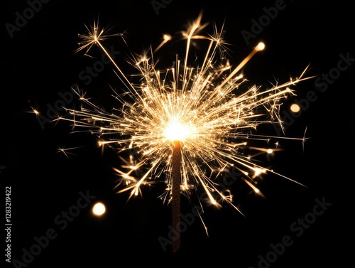 Wallpaper Mural one beautiful sparkle in black background, ultra realistic Torontodigital.ca