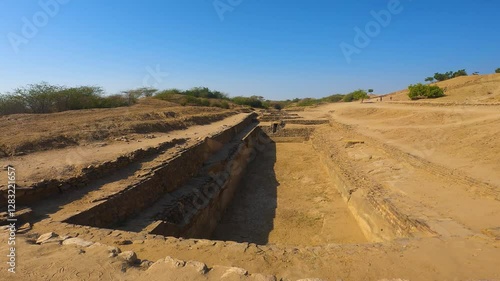 Ancient Dholavira Harappan Civilization Archaeological Site