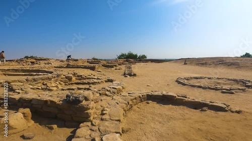 Ancient Dholavira Harappan Civilization Archaeological Site