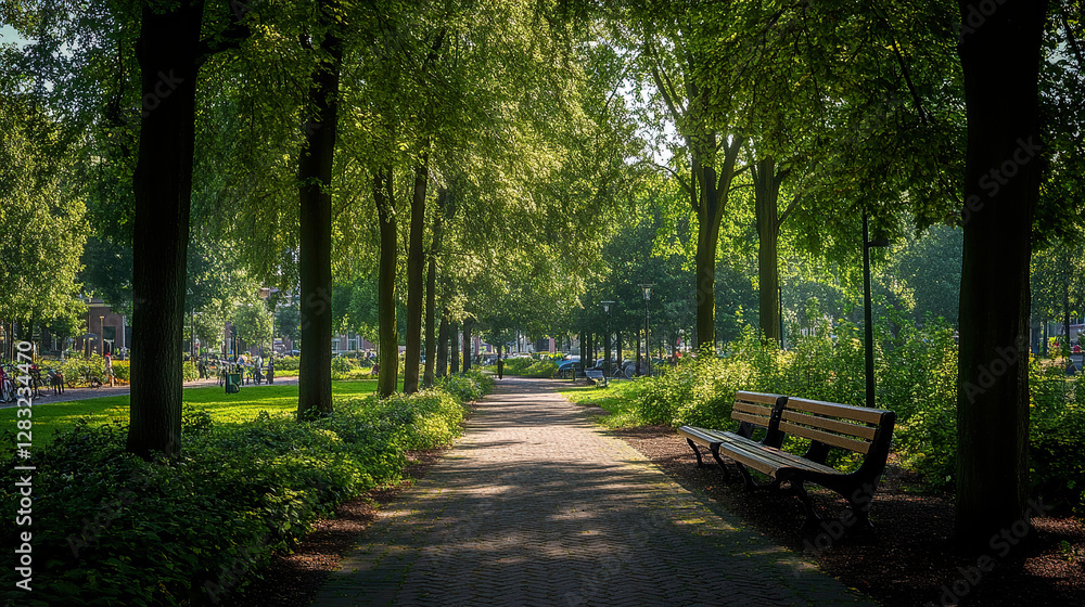 Alkmaar Park: Serene Dutch Oasis
