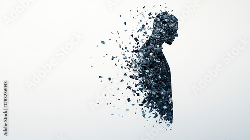 Abstract Human: Fading Figure
