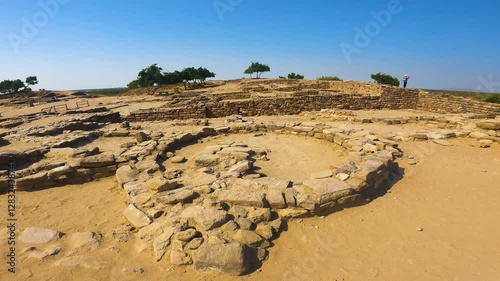 Ancient Dholavira Harappan Civilization Archaeological Site