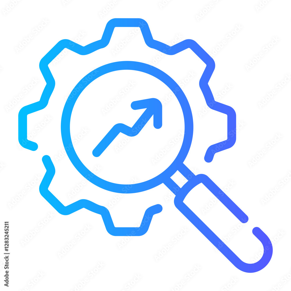 optimization Line Gradient Icon optimization Line Gradient Icon