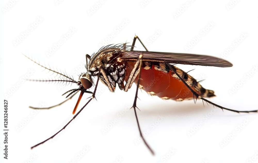 Closeup Photo of a Mosquito Closeup Photo of a Mosquito
