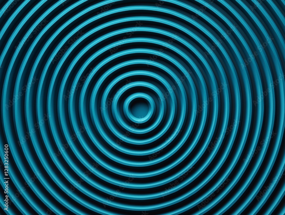 A mesmerizing pattern of concentric blue circles creates a hypnotic visual effect against a dark background. A mesmerizing pattern of concentric blue circles creates a hypnotic visual effect against a dark background.