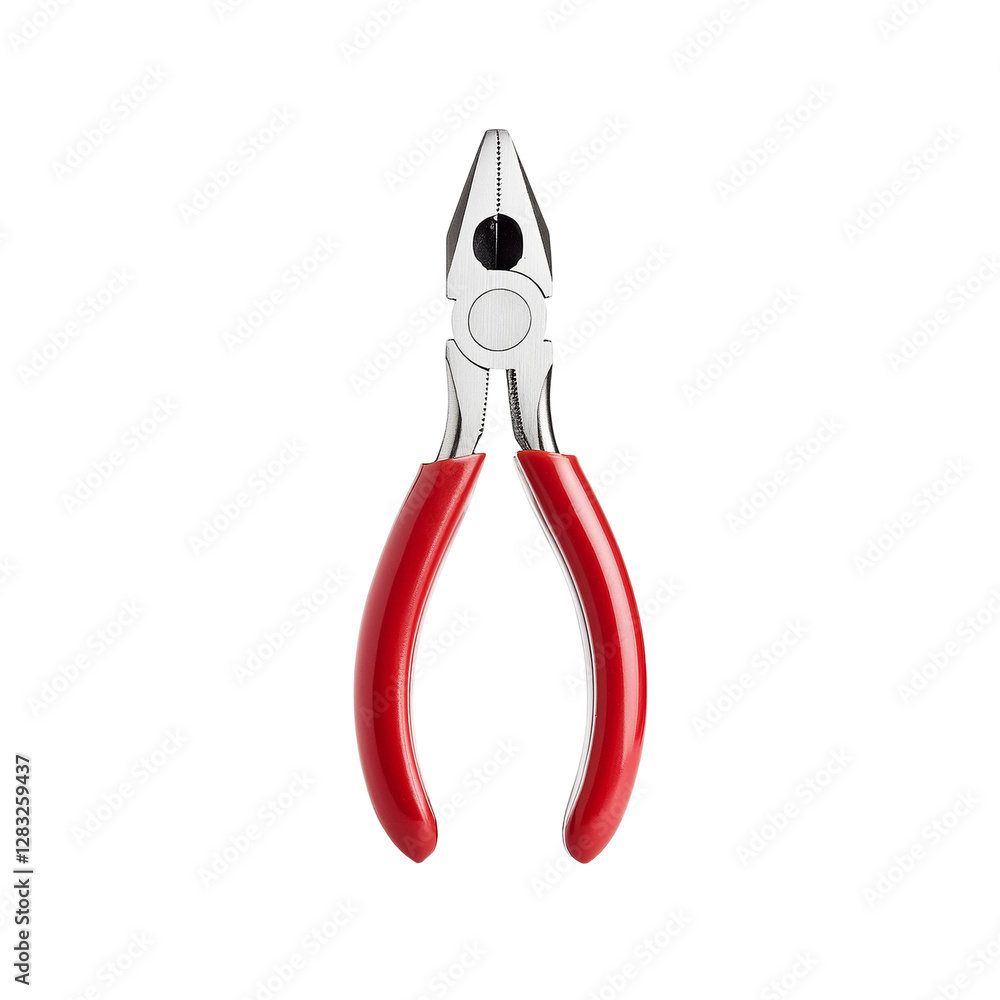 Needle nose pliers on transparent background Needle nose pliers on transparent background