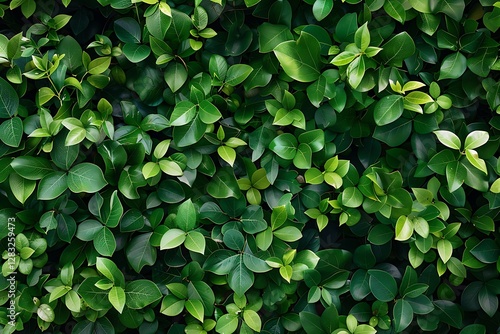 Wallpaper Mural Lush Green Leaves Background Texture for Natural Aesthetic Design Torontodigital.ca