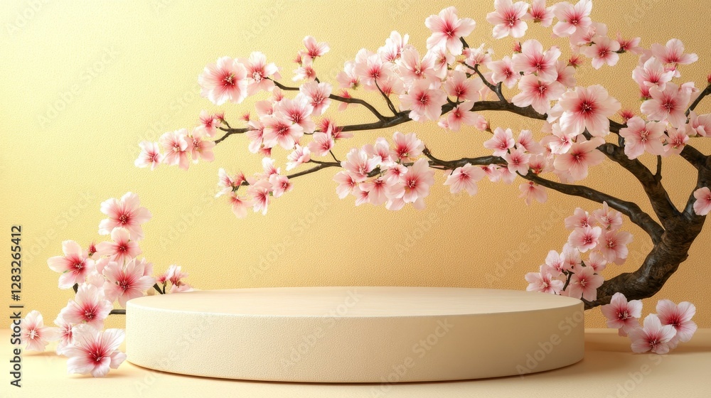 Spring Cherry Blossom Display Stand Spring Cherry Blossom Display Stand