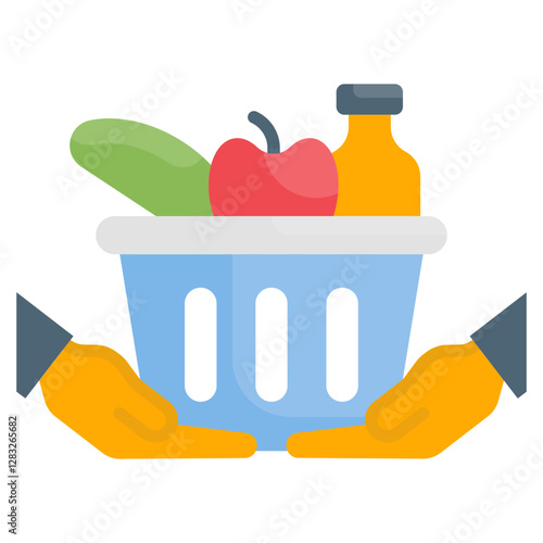 Bright colorful icon design depicting financial growth prosperity and positive investment trends.